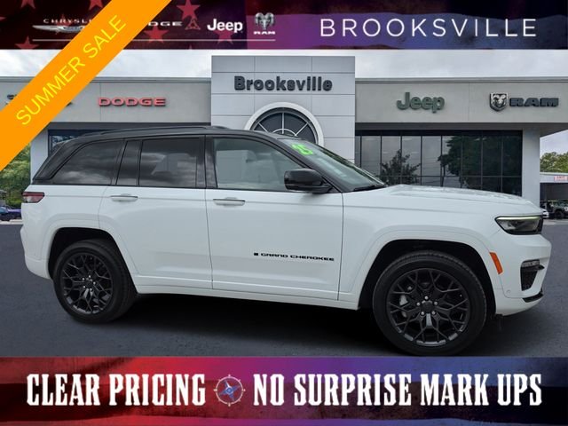 Certified Used 2025 White Jeep Summit image 1