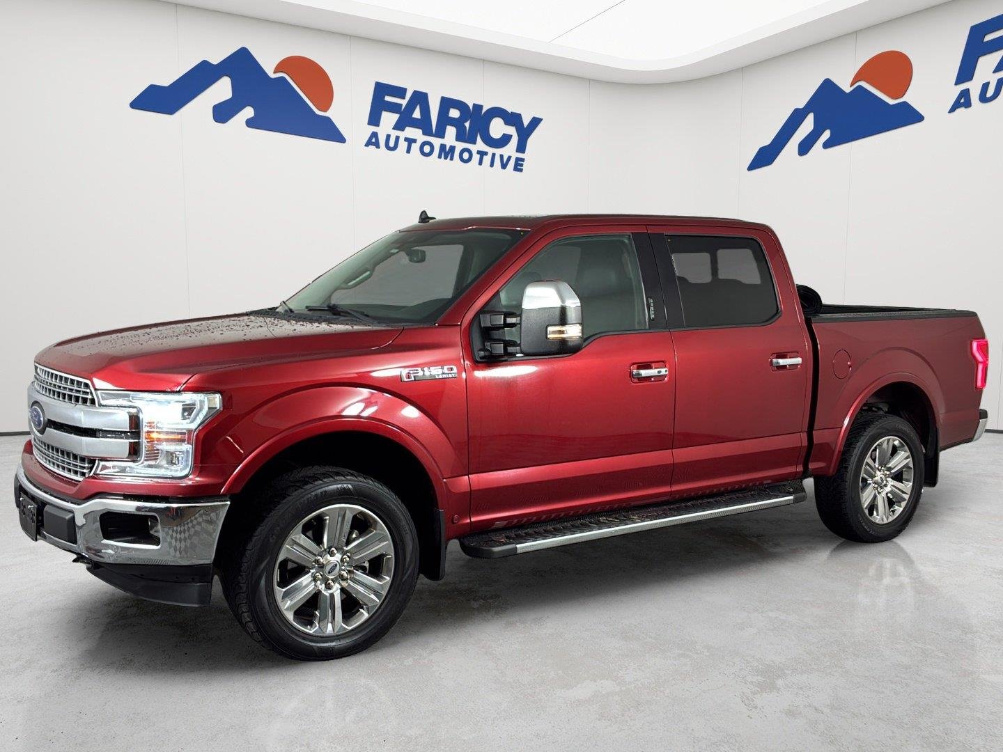 Used 2019 Ruby Red Metallic Tinted Clearcoat Ford LARIAT image 1
