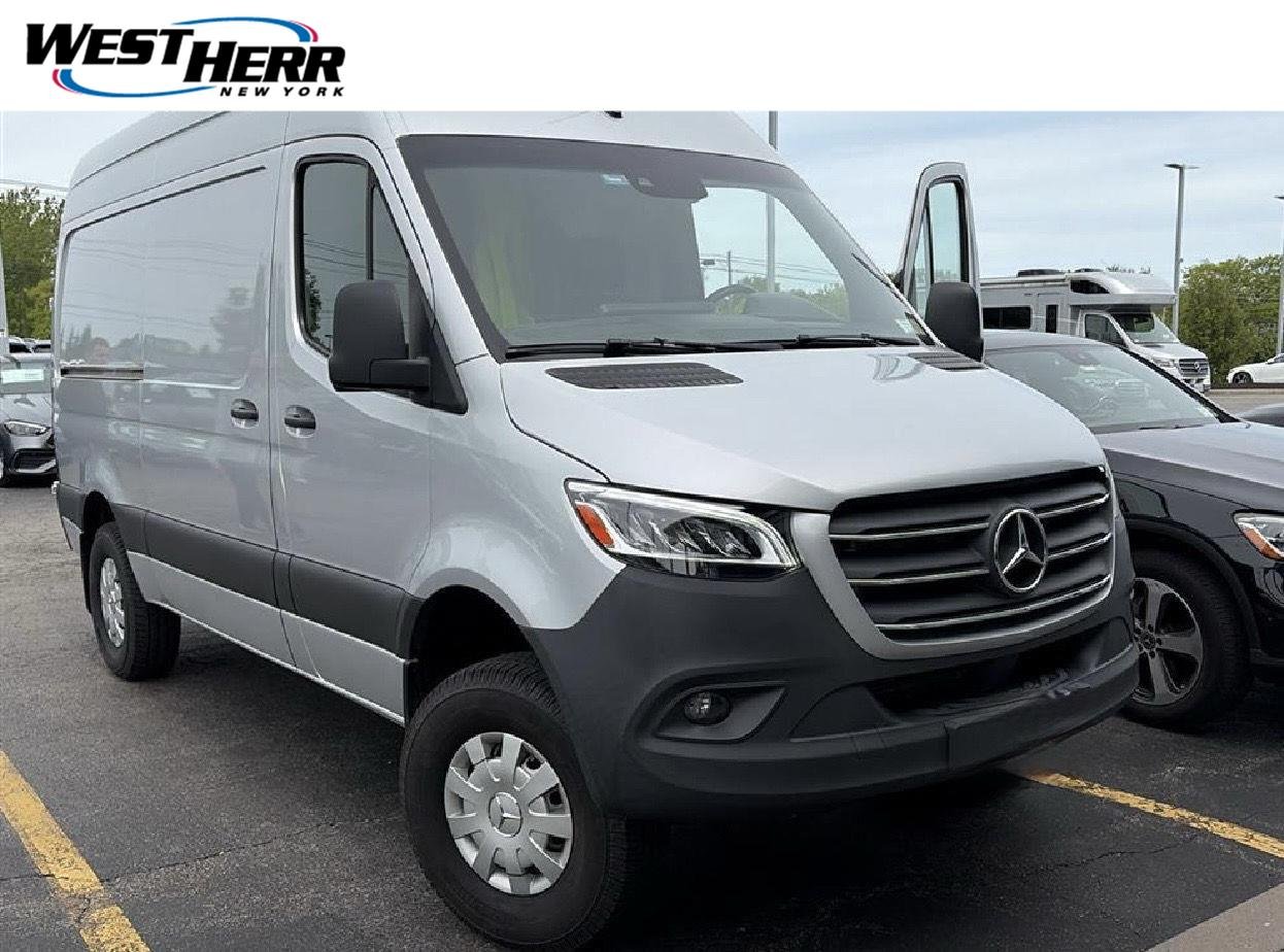 Used 2019 Stone Grey Mercedes-Benz Cargo Van 144” High Roof 6cyl 4x4 image 1