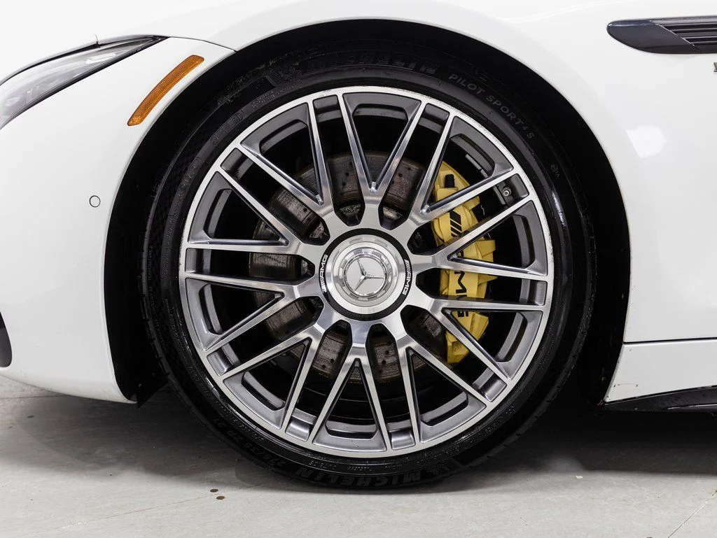 Used 2022 MANUFAKTUR Moonlight White Metallic Mercedes-Benz SL 55 AMG® image 40