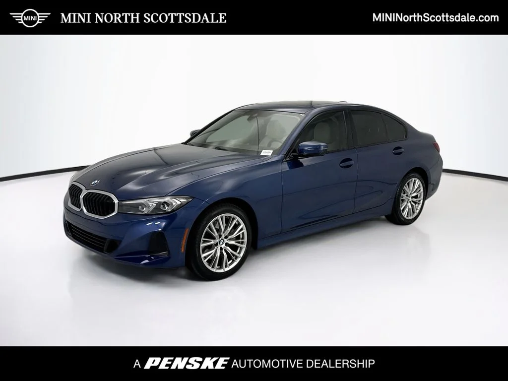 Used 2023 Blue BMW 330i image 1