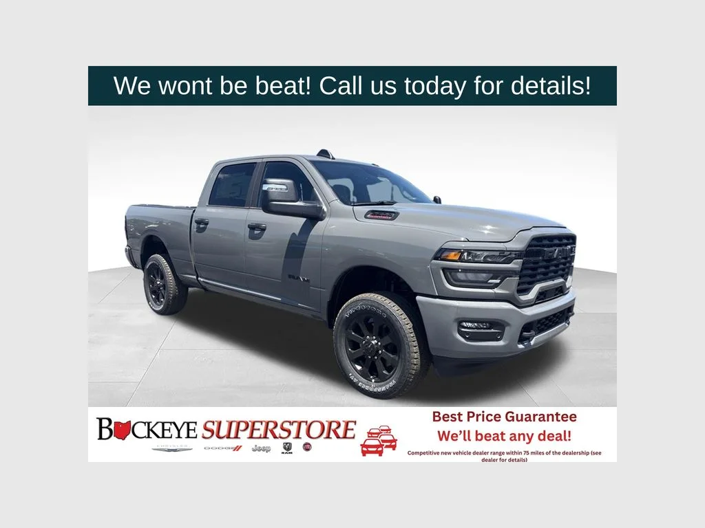 New 2026 Ceramic Gray Clear-Coat Exterior Paint RAM BIG HORN image 1