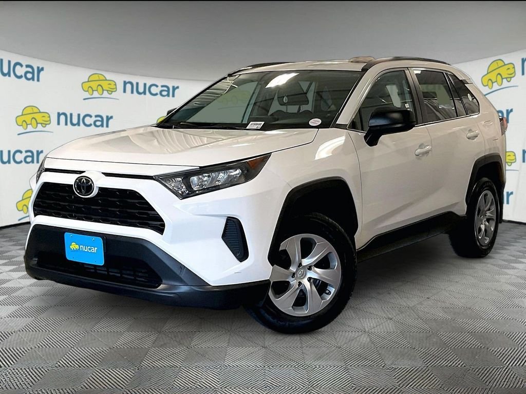 Used 2019 White Toyota LE image 2