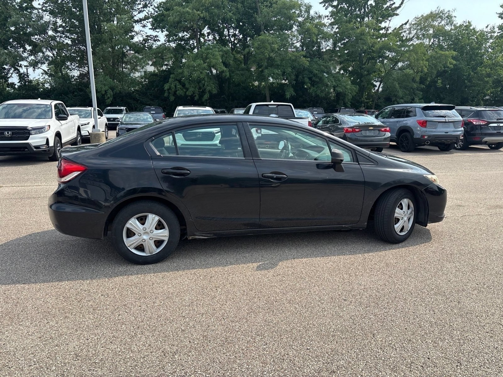 Used 2013 Crystal Black Pearl Honda LX image 23
