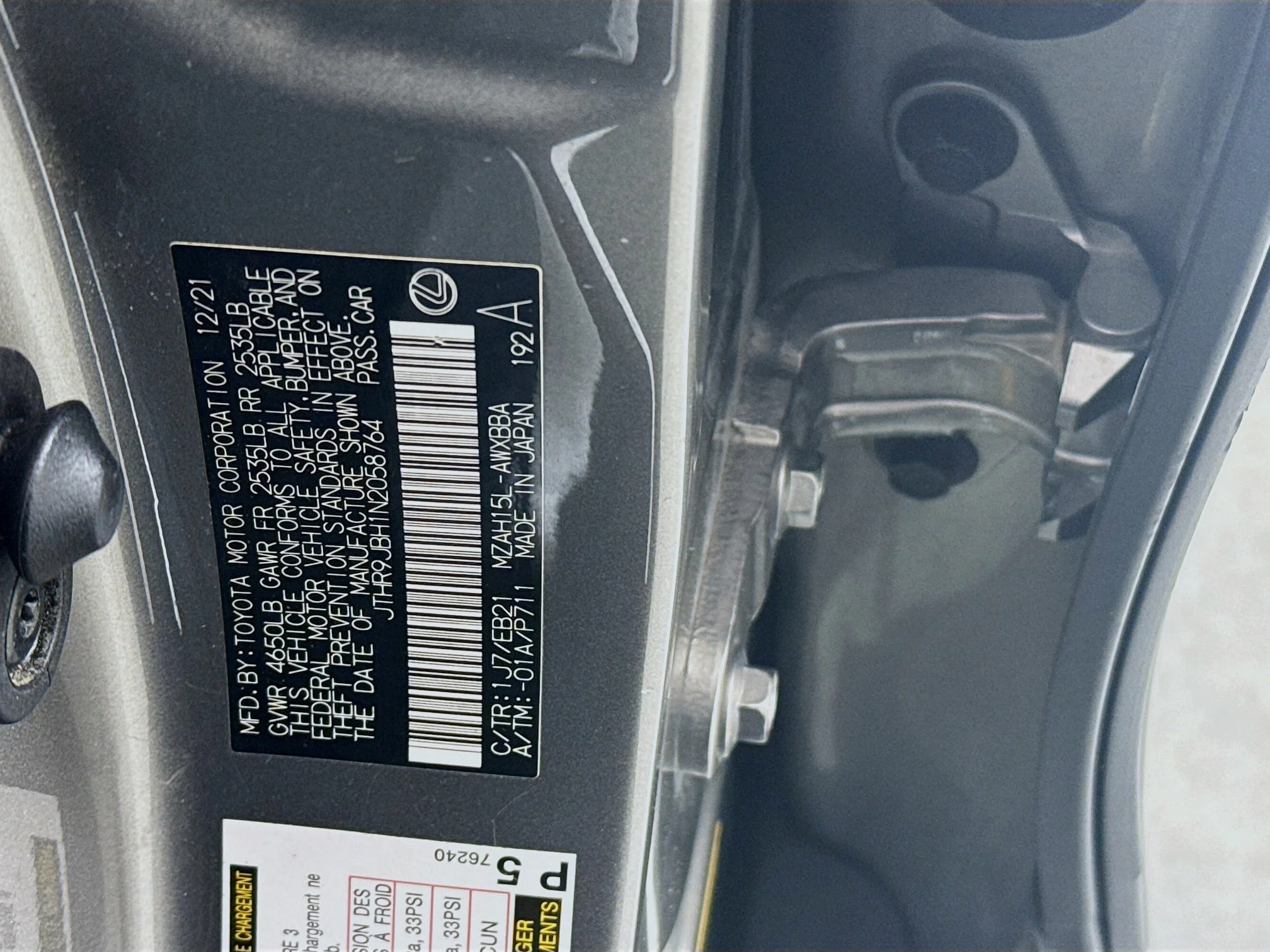 Certified Used 2022 Silver Lexus 250h F SPORT image 29