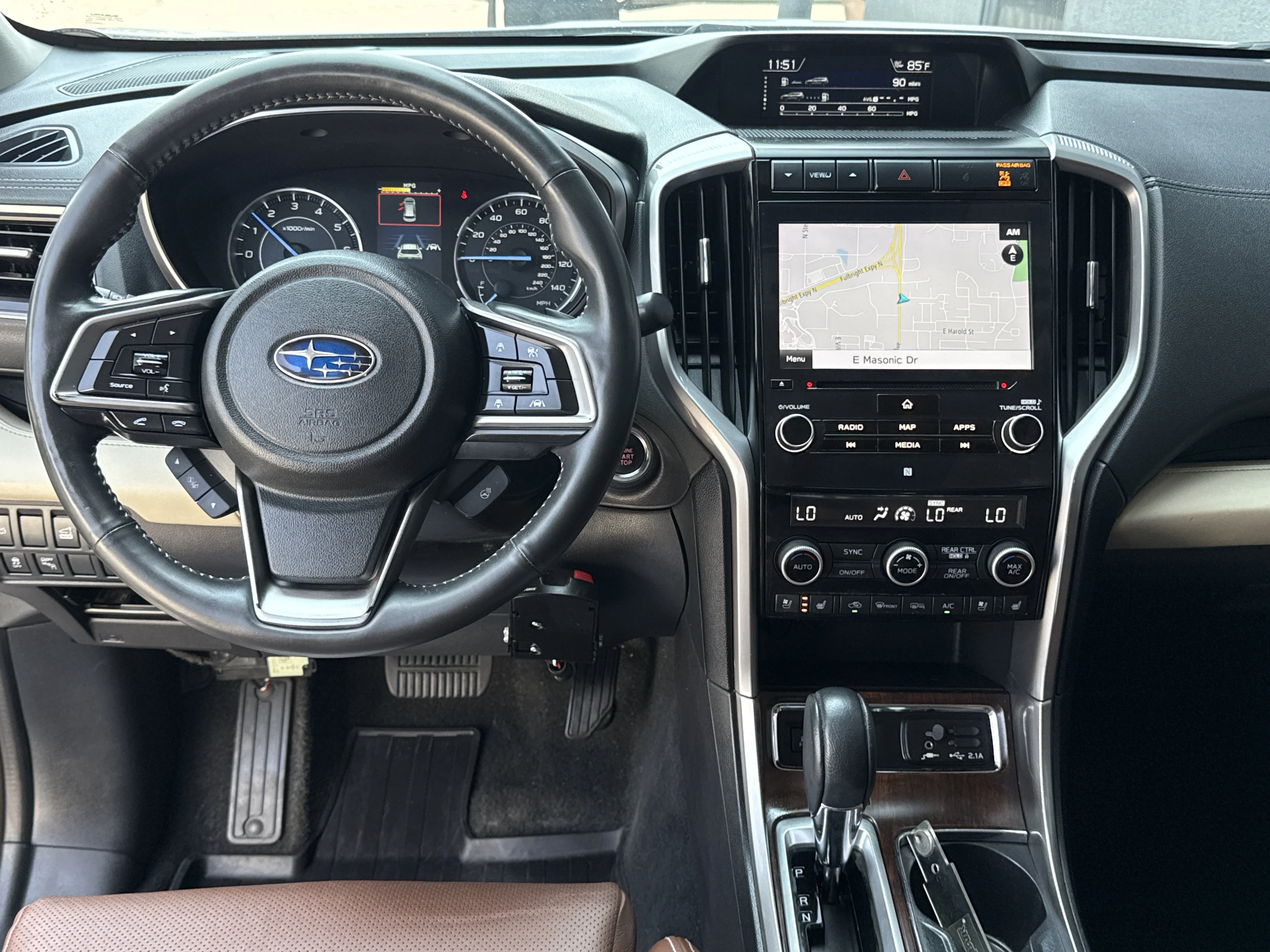 Used 2019 Crystal White Pearl Subaru Touring AWD image 8