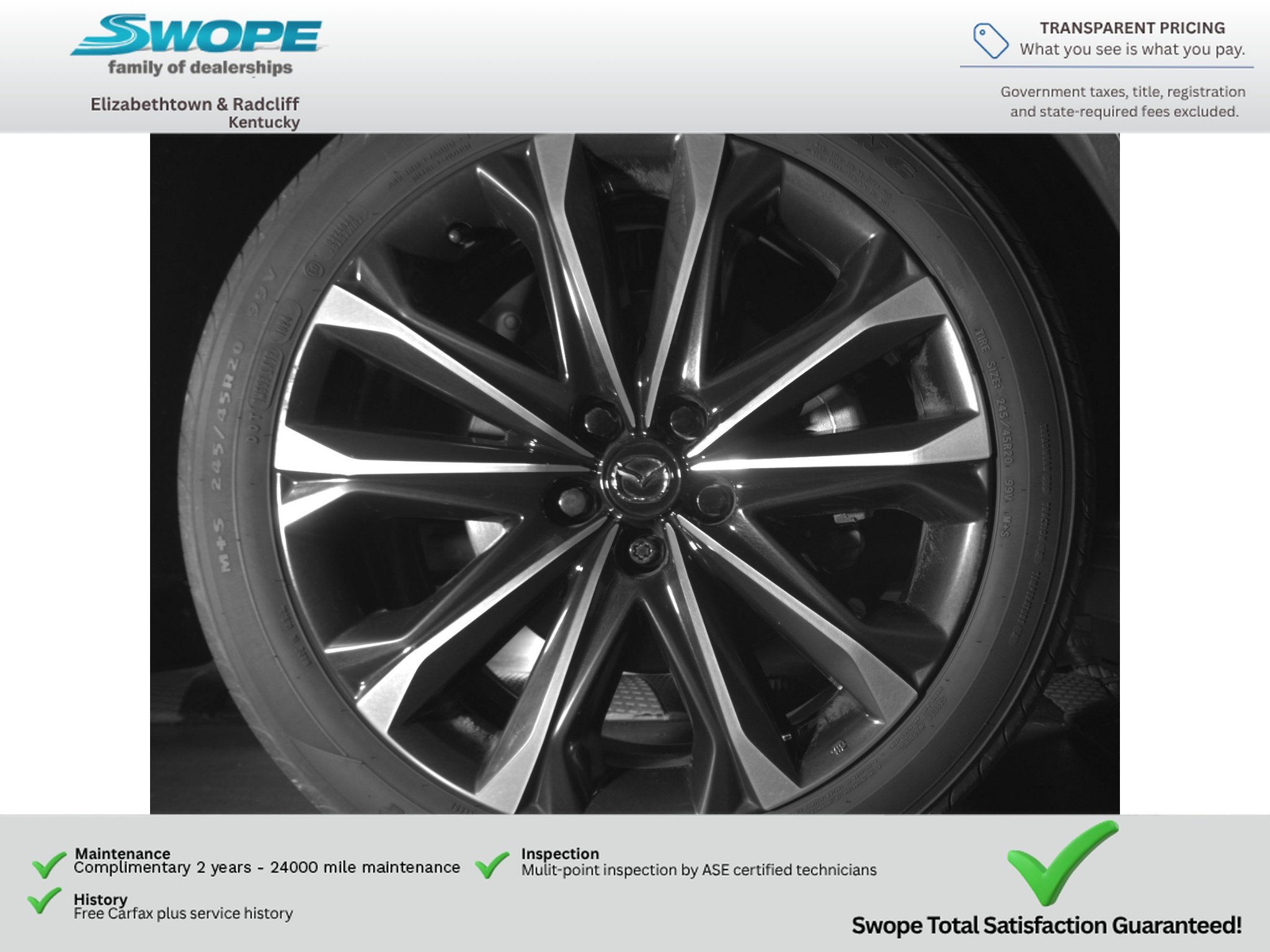 Used 2024 Wind Chill Pearl Mazda 2.5 Turbo Premium Plus Package image 24