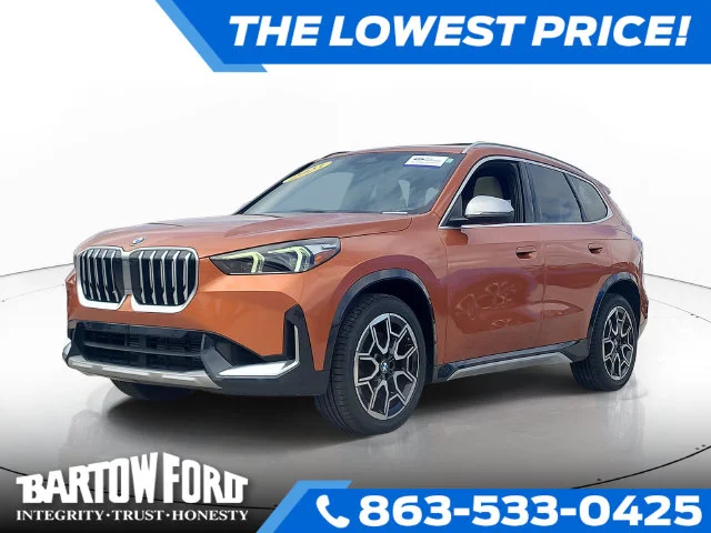Certified Used 2023 Orange BMW xDrive28i image 1