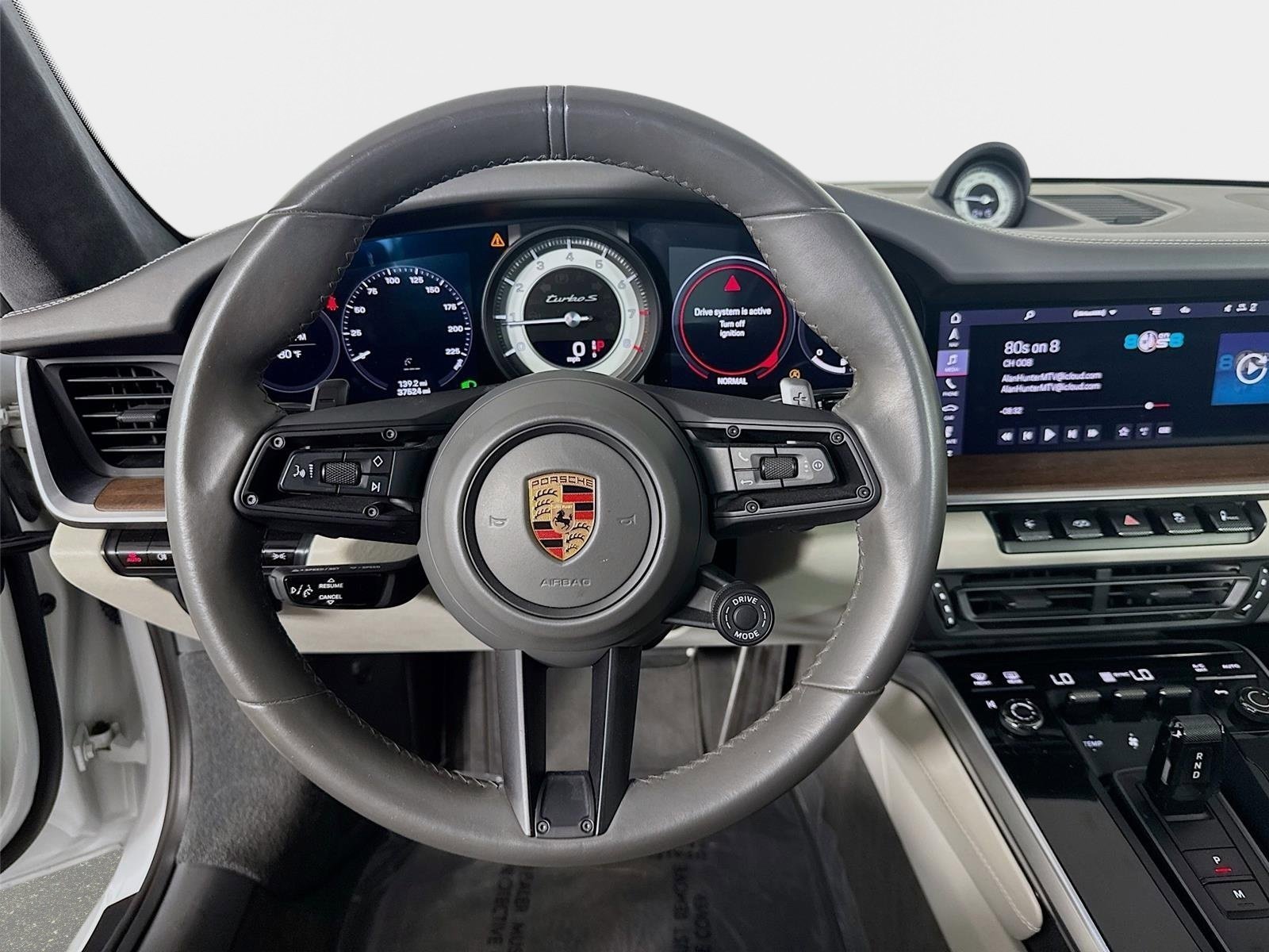 Used 2021 Carrara White Metallic Porsche Turbo S image 12