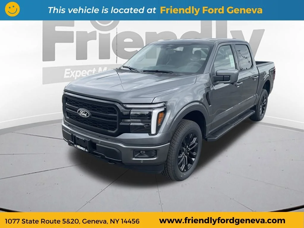 New 2026 Carbonized Gray Metallic Ford Lariat® image 1