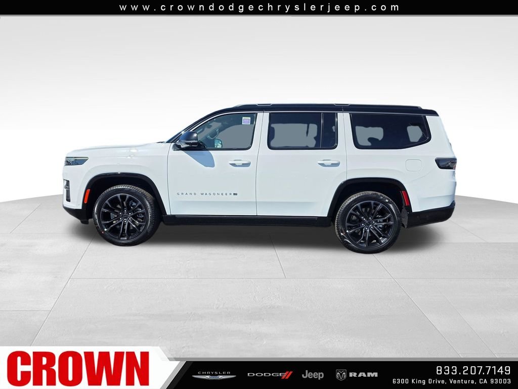 New 2026 Bright White Clear-Coat Exterior Paint Jeep Summit Obsidian image 8