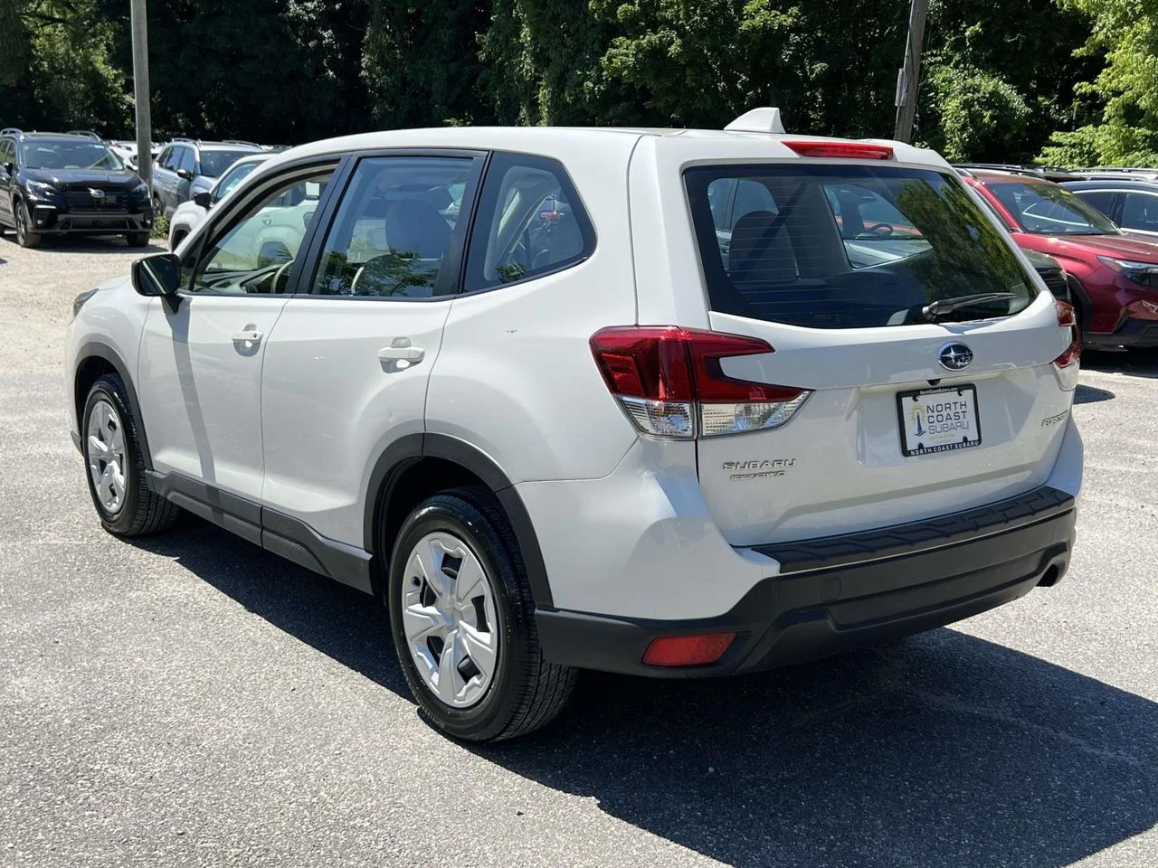 Used 2023 Crystal White Pearl Subaru Base image 4