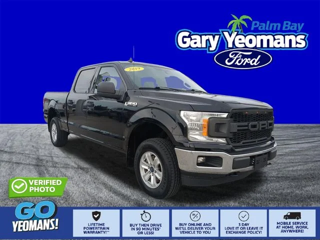 Certified Used 2019 Black Ford XLT image 1