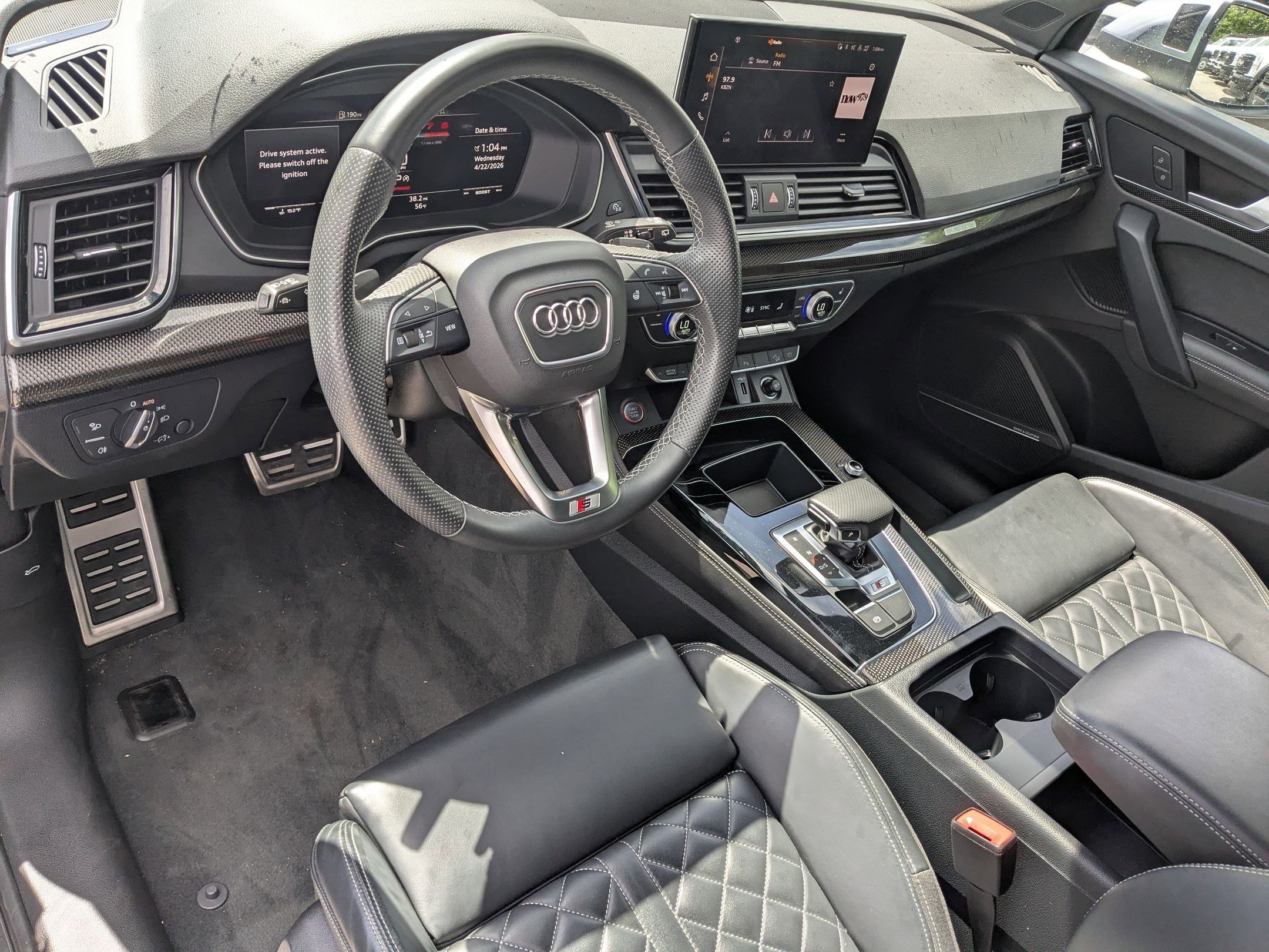 Used 2023 Mythos Black Metallic Audi Premium Plus image 15