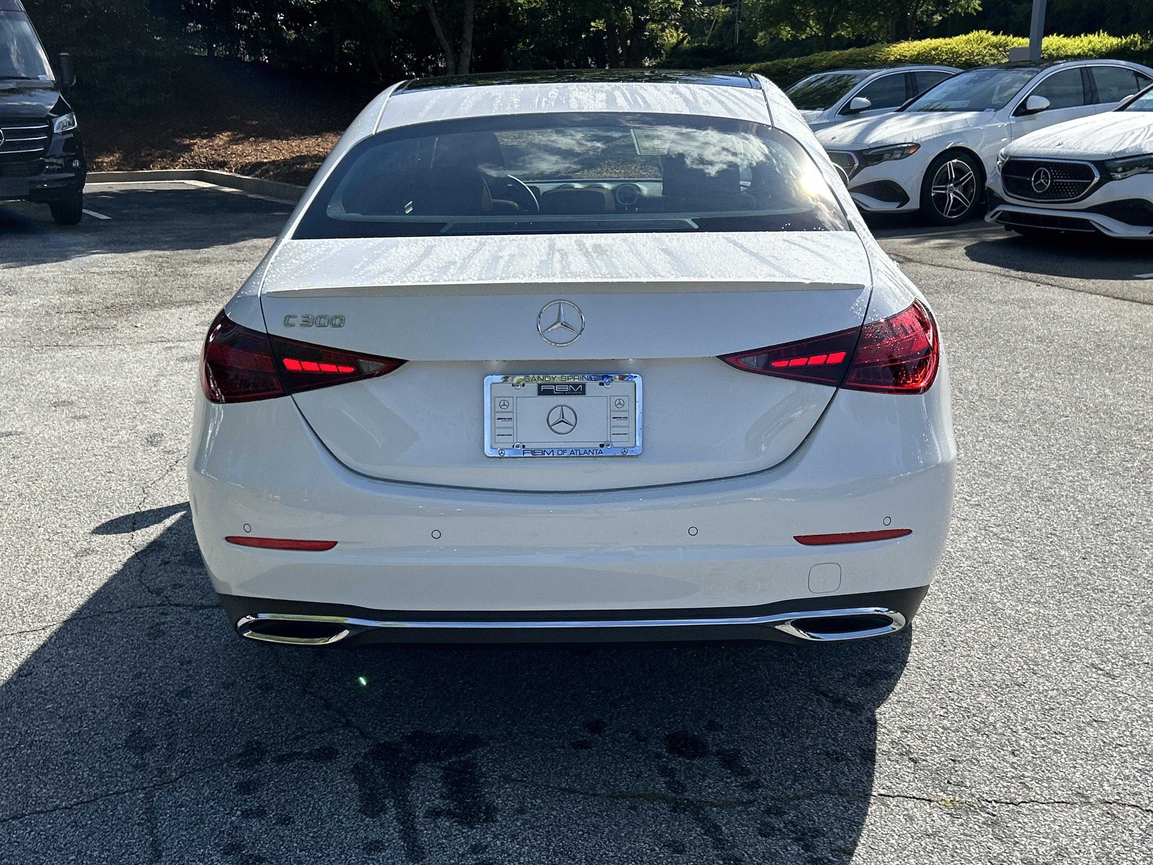 New 2026 MANUFAKTUR Moonlight White Metallic Mercedes-Benz C 300 Sedan image 7