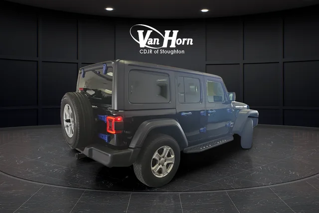 Used 2020 Black Clearcoat Jeep Unlimited Sport S image 7