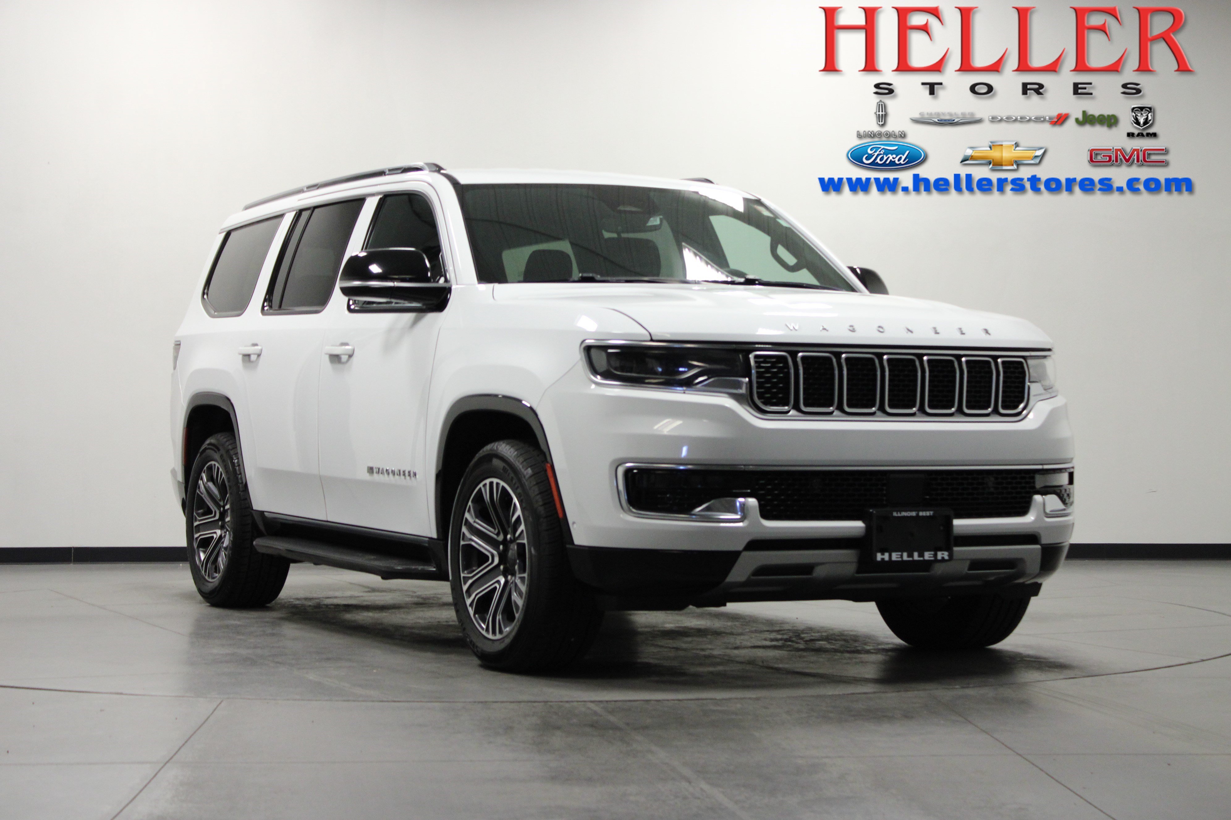 Used 2024 Bright White Clearcoat Jeep Series II image 1
