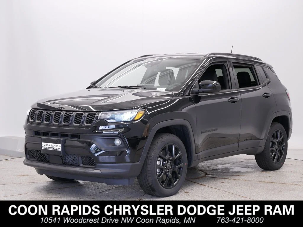 New 2026 Diamond Black Crystal Pearlcoat Jeep Latitude image 1