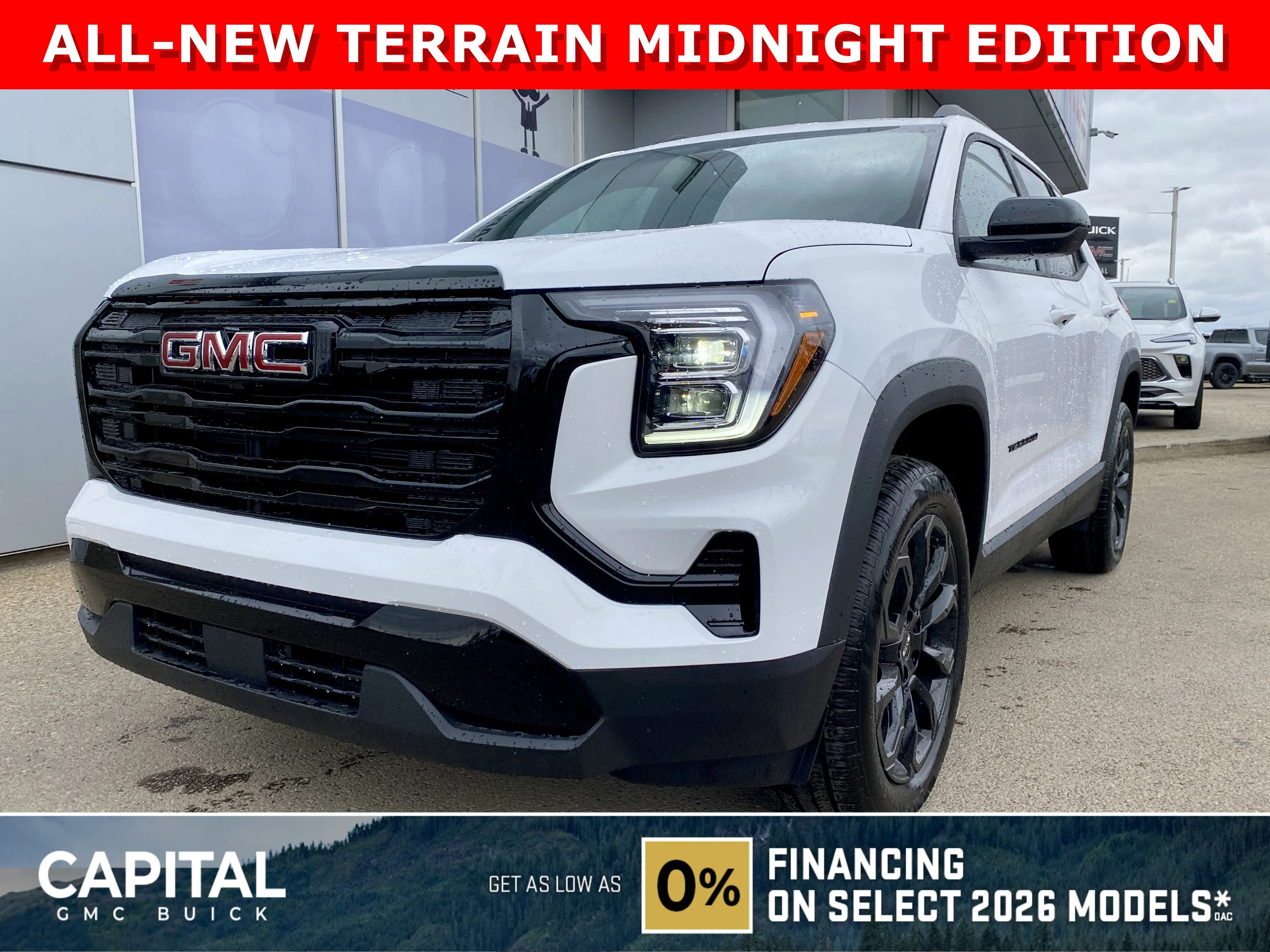 New 2026 Summit White GMC AWD Elevation image 1