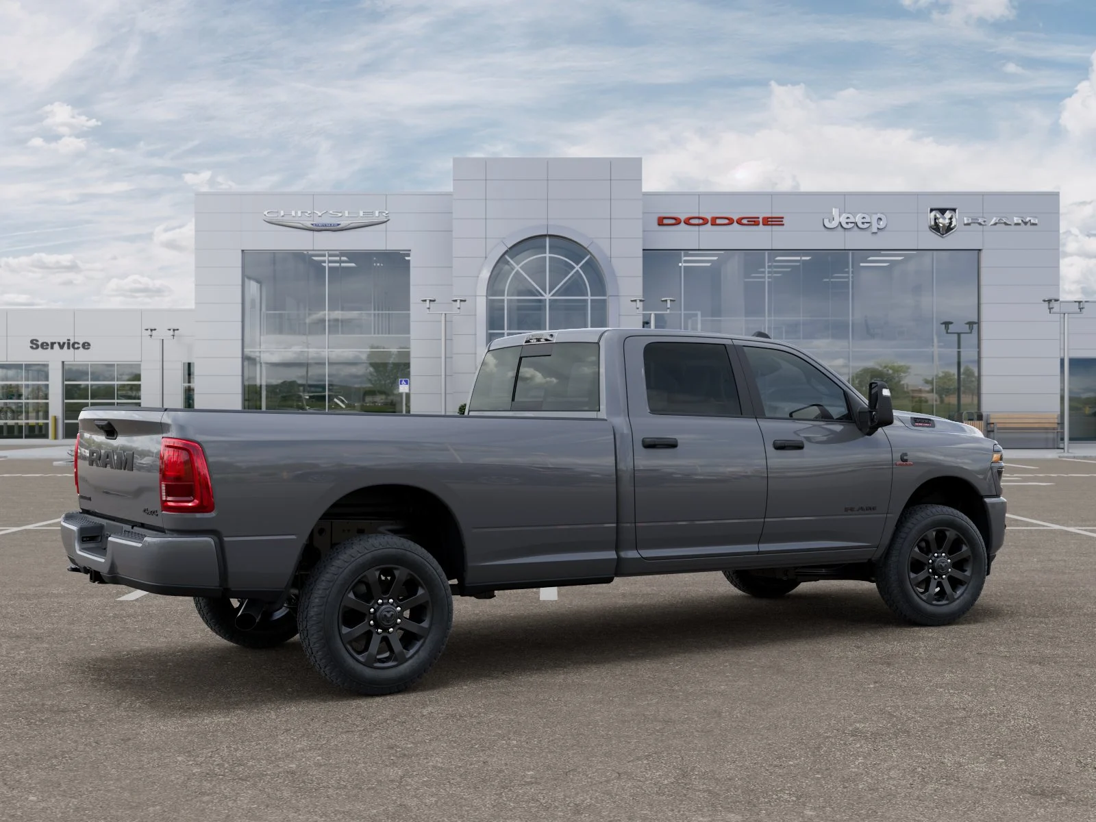 New 2026 Ceramic Gray Clear-Coat Exterior Paint RAM Big Horn image 19