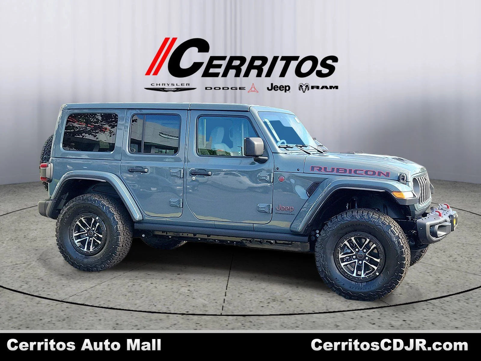New 2026 Gray Jeep Rubicon X image 1