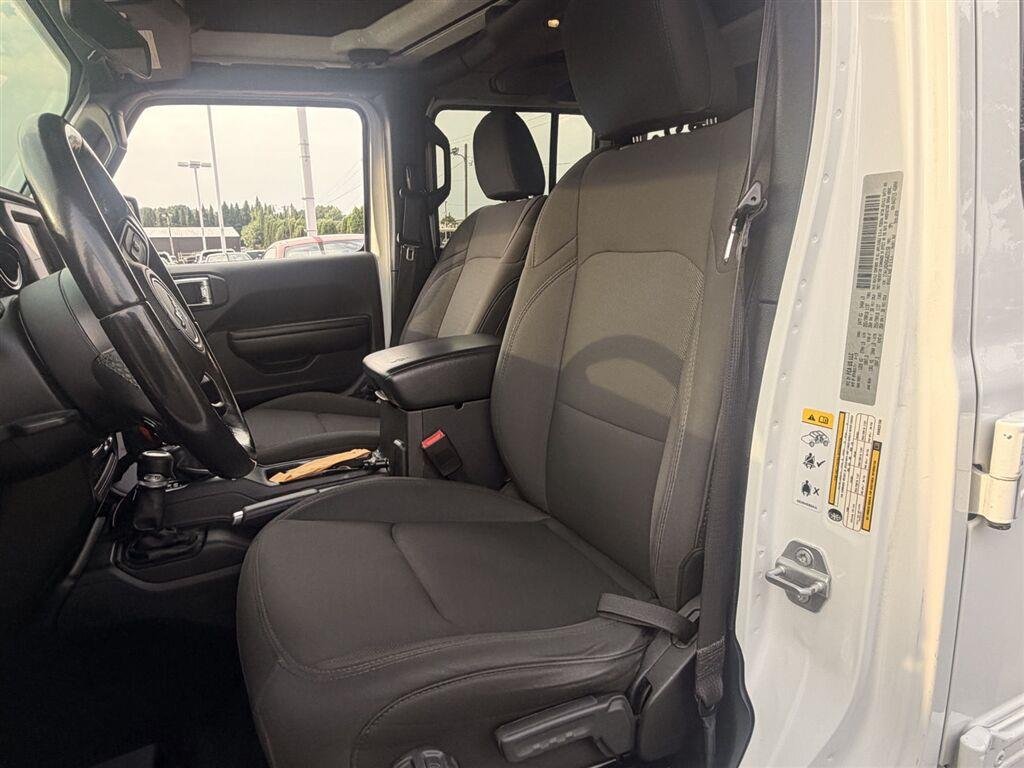 Used 2019 Bright White Clearcoat Jeep Sport Altitude image 2
