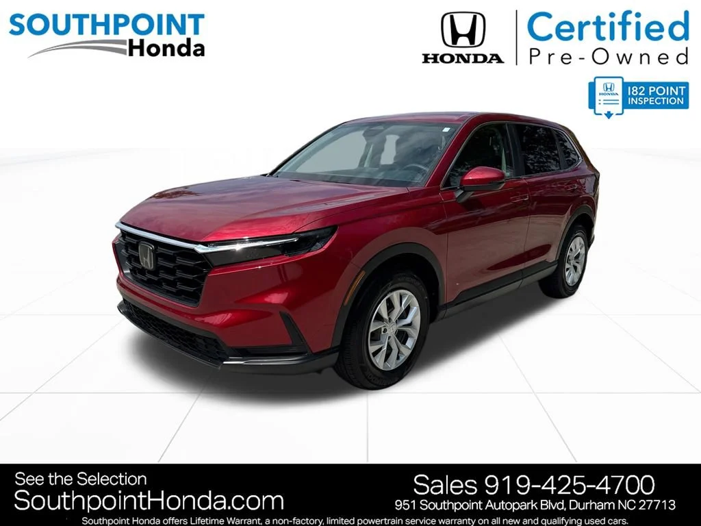 Certified Used 2026 Radiant Red Metallic Honda AWD LX image 39