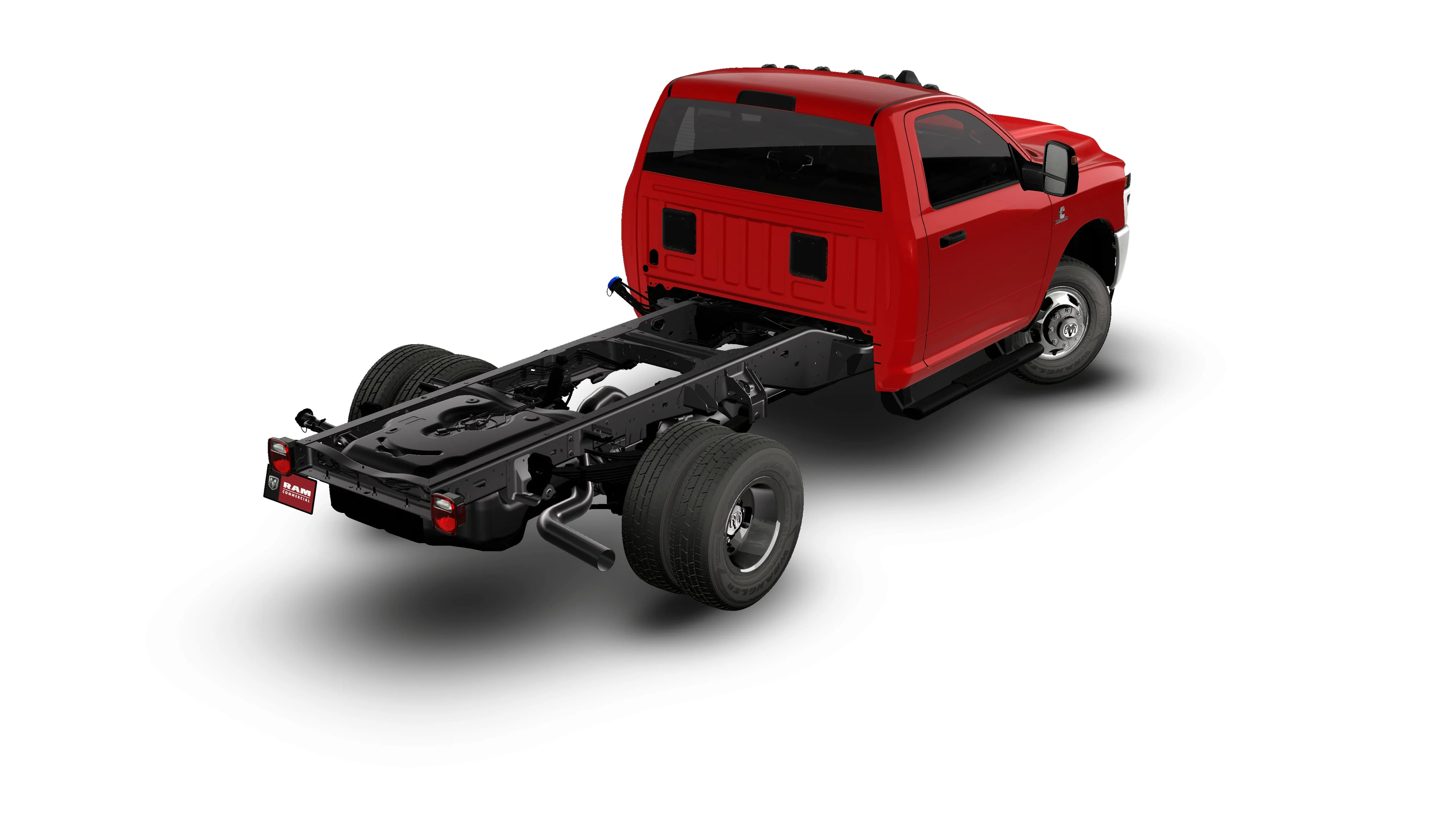 New 2026 Flame Red Clear-Coat Exterior Paint RAM TRADESMAN image 14