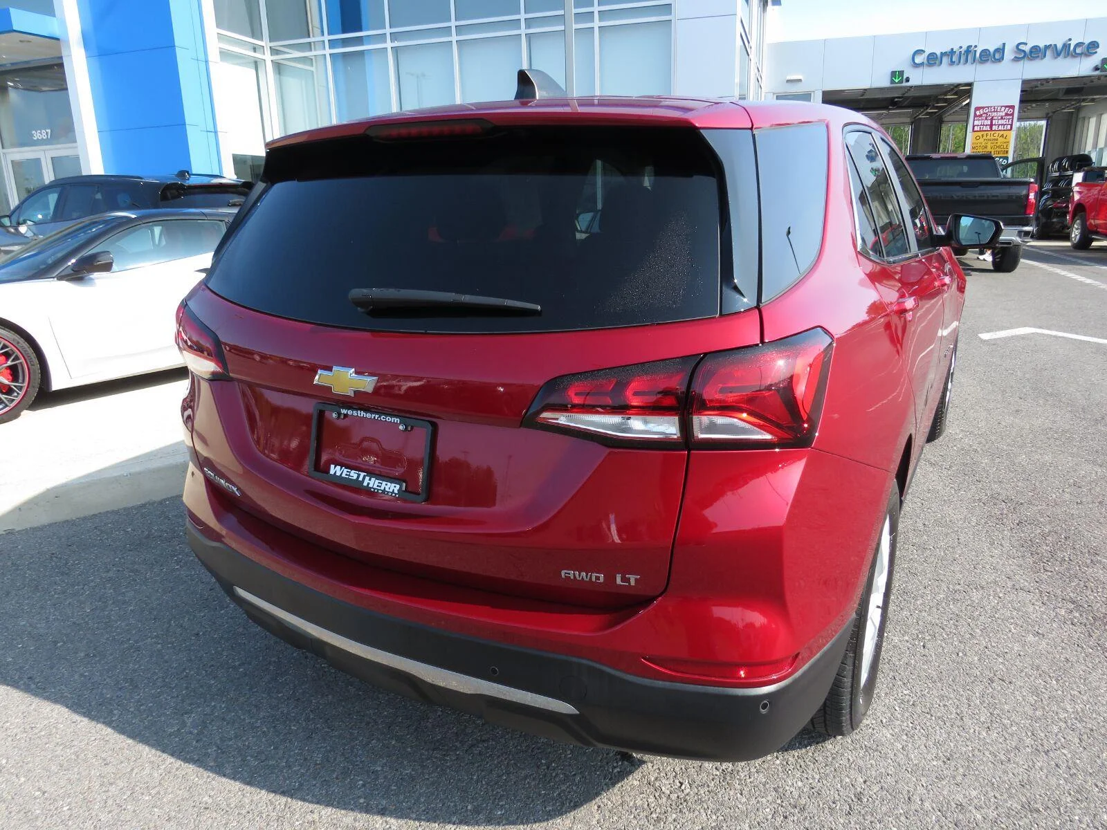 Used 2024 Radiant Red Tintcoat Chevrolet LT image 7
