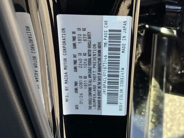 New 2026 Jet Black Mazda 2.5 S Preferred Base image 30