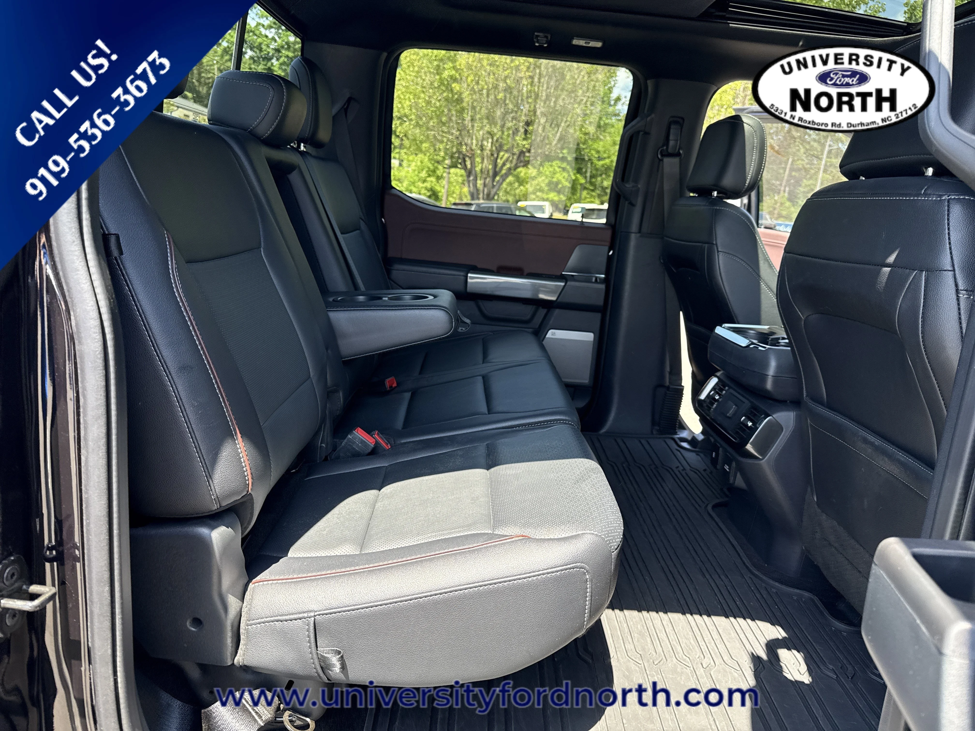 Used 2022 Agate Black Metallic Ford LARIAT image 52