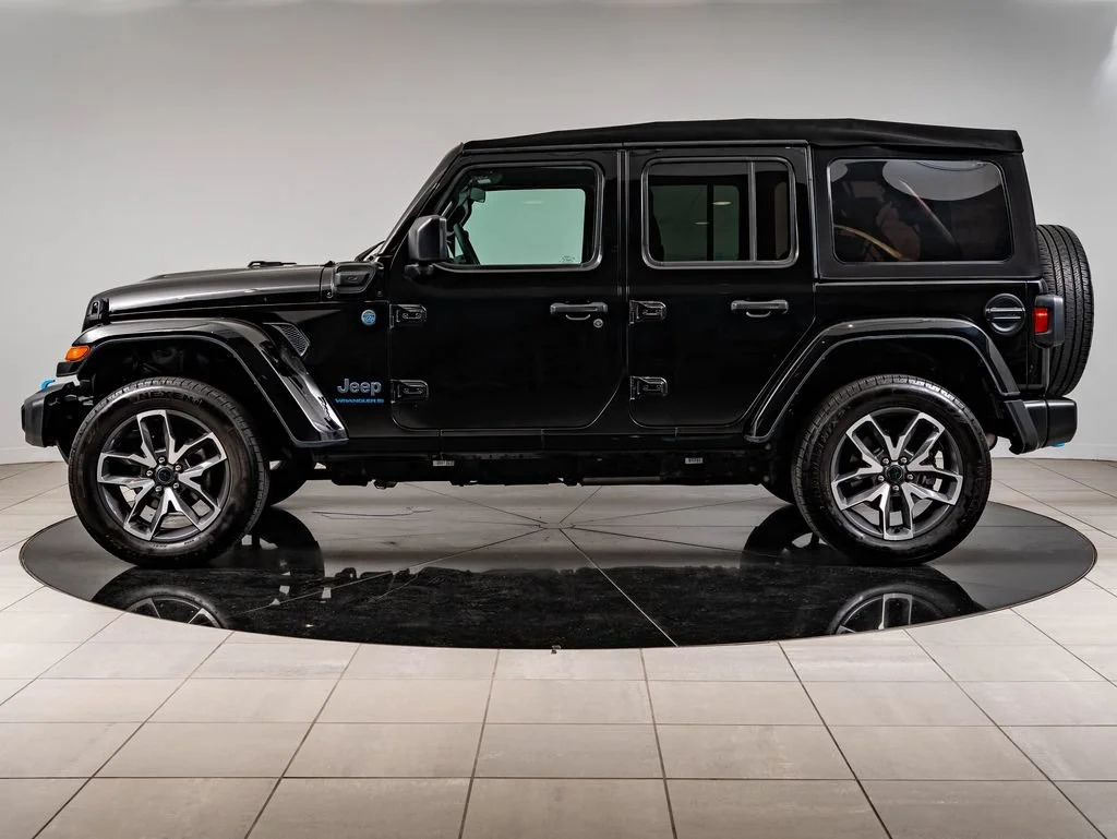 Used 2024 Black Clearcoat Jeep Sport S 4xe image 5