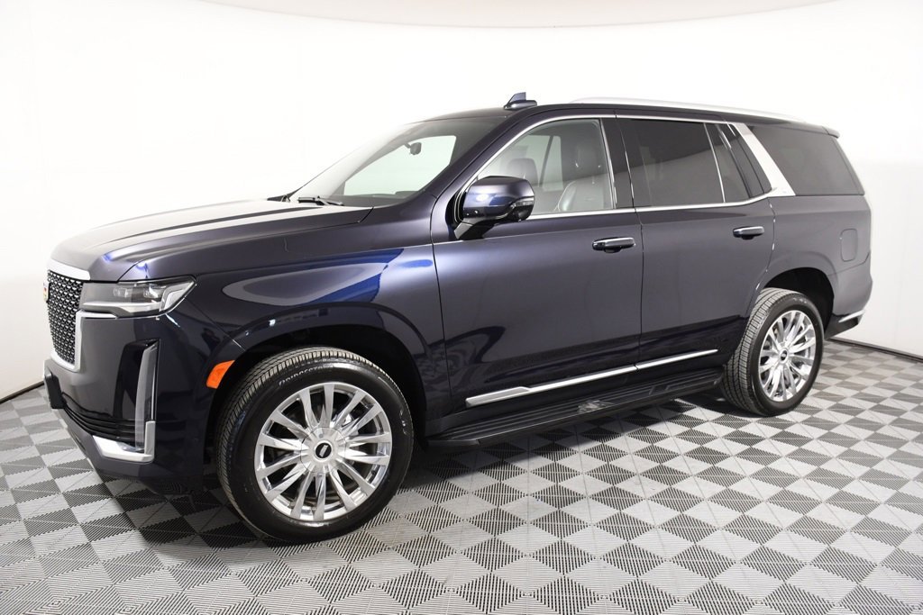 Certified 2022 Cadillac Escalade Premium Luxury with VIN 1GYS4BKL2NR323950 for sale in Minneapolis, Minnesota