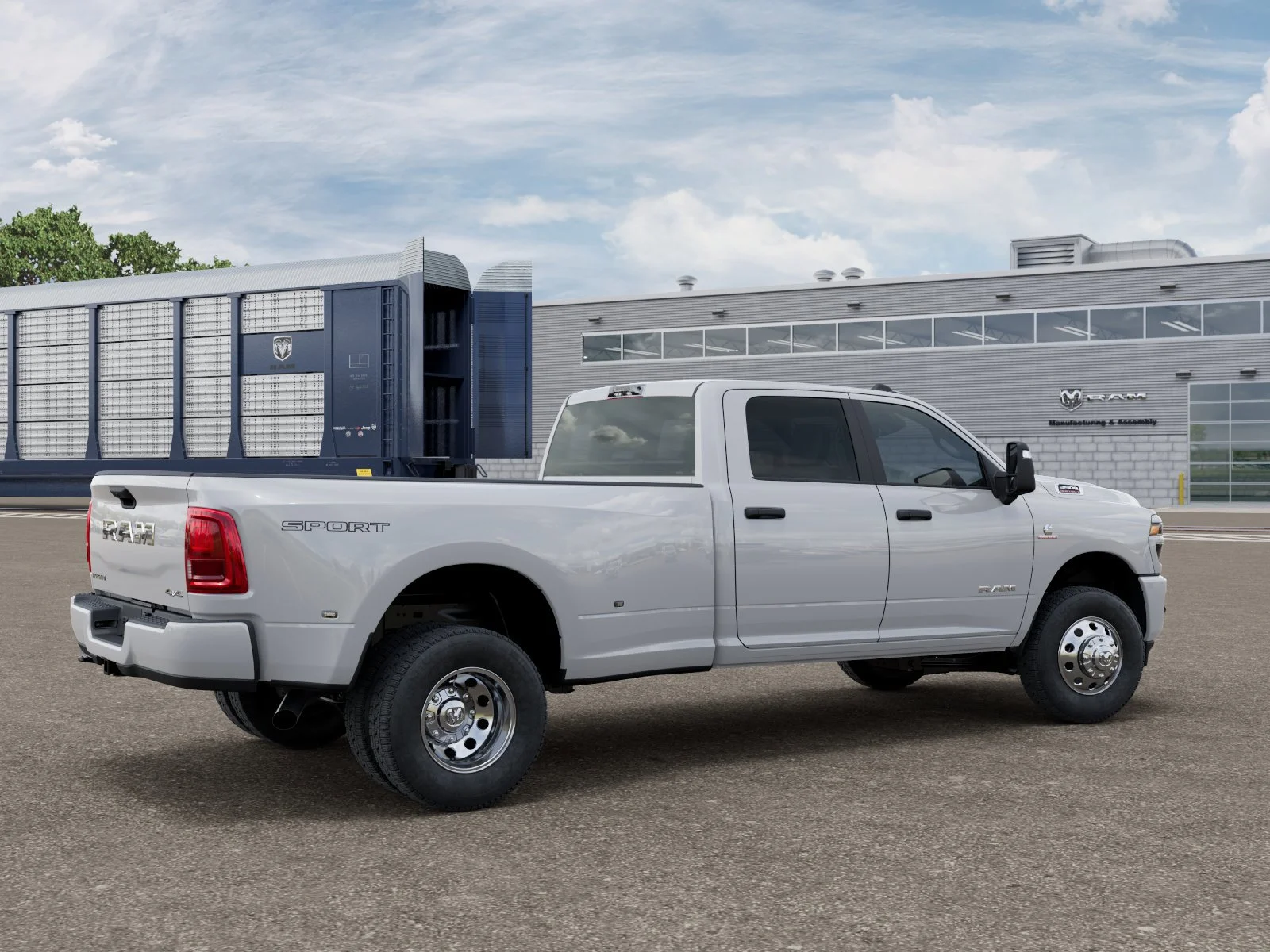 New 2026 Bright White Clear-Coat Exterior Paint RAM Big Horn image 4
