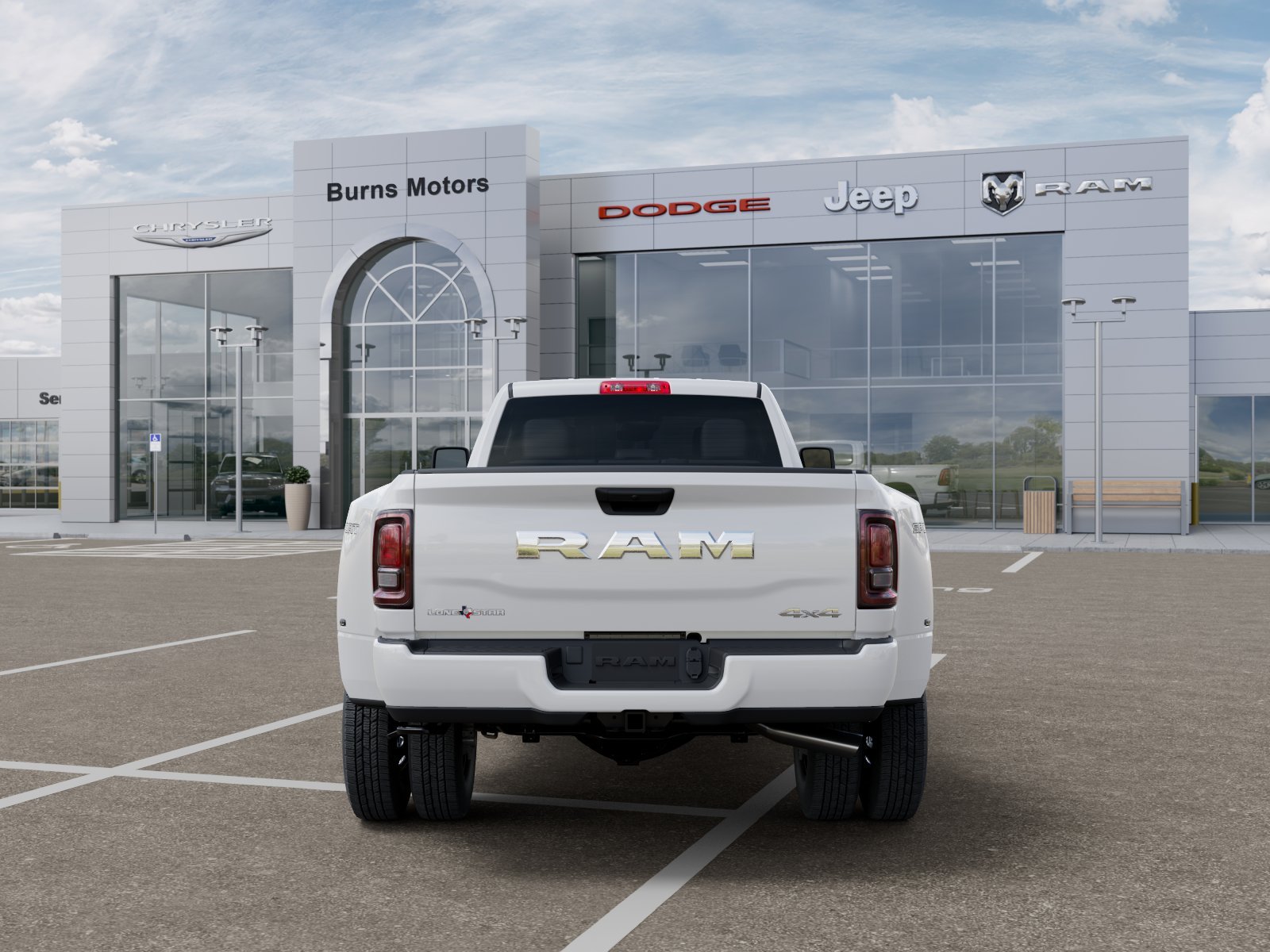 New 2026 Bright White Clear-Coat Exterior Paint RAM Lone Star Dually image 33