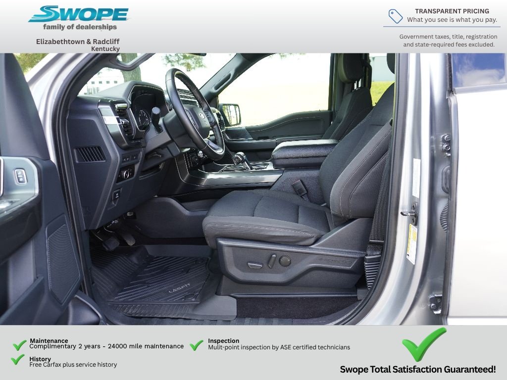 Used 2023 ICONIC SILVER METALLIC Ford XLT image 12