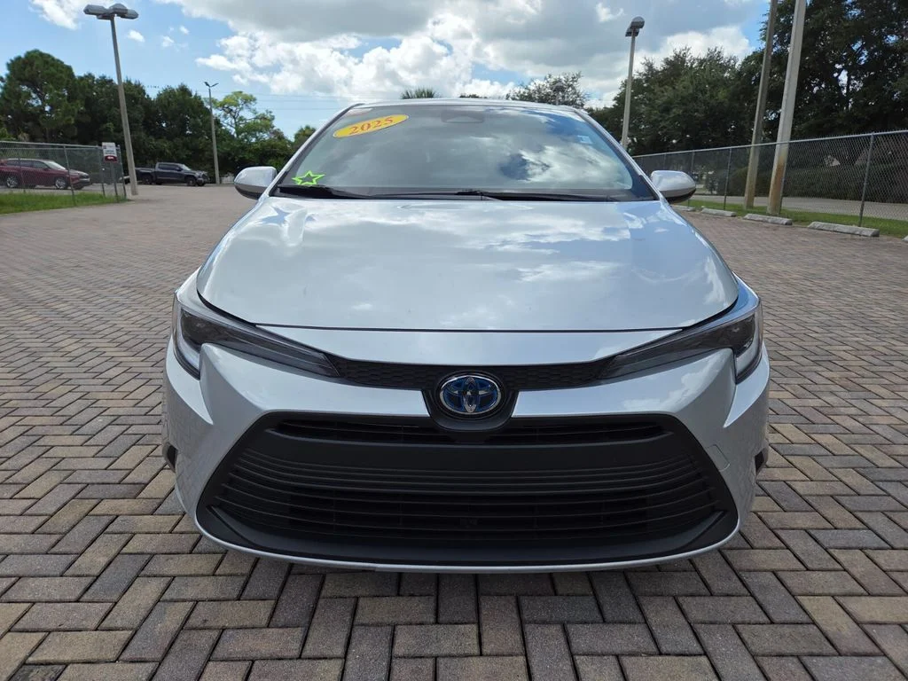 Certified Used 2025 Silver Toyota LE image 2
