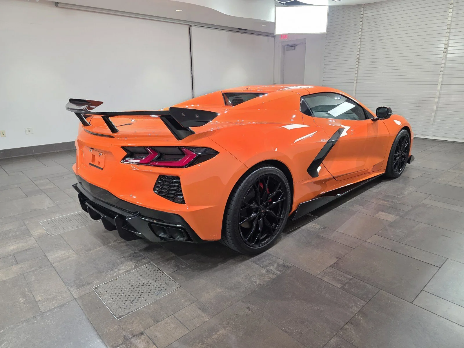 Used 2024 Amplify Orange Tintcoat Chevrolet Stingray Convertible 2LT image 19