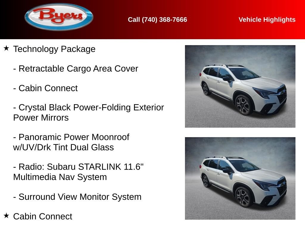 Used 2024 Crystal White Pearl Subaru Limited image 12