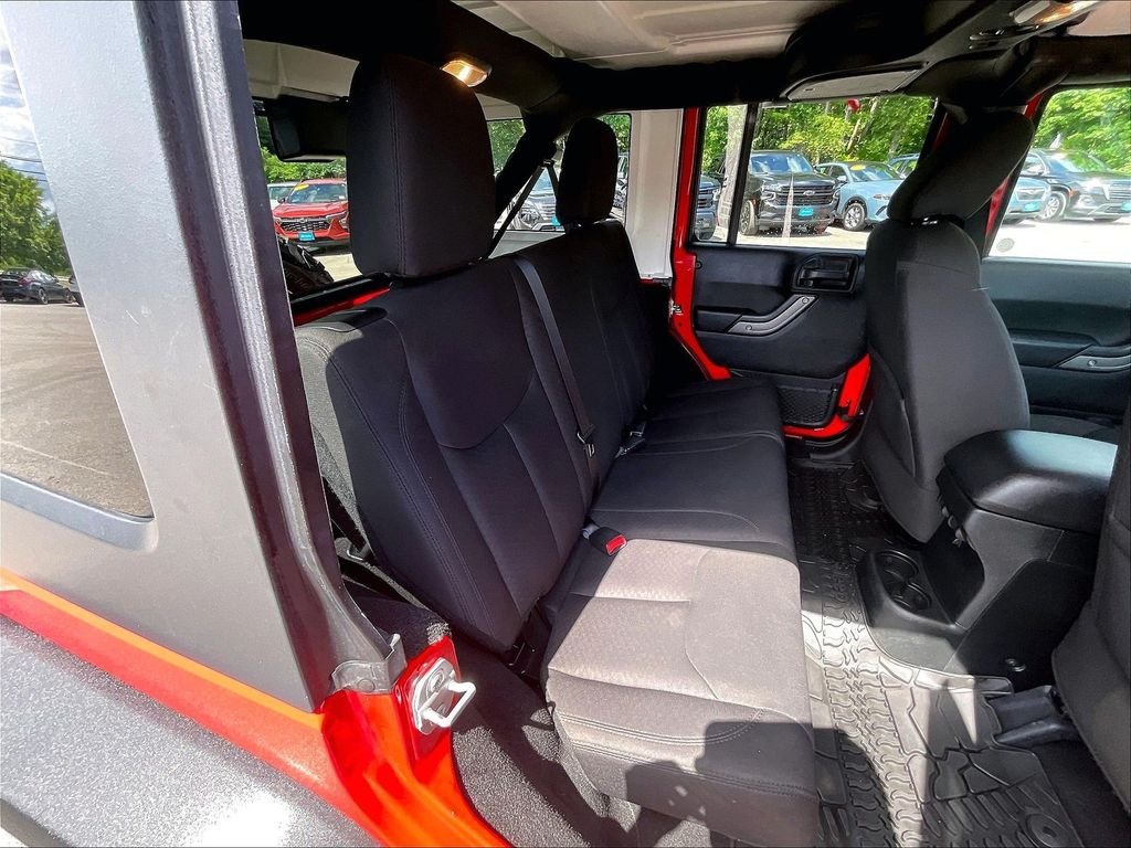 Used 2017 Red Jeep Unlimited Sport image 18