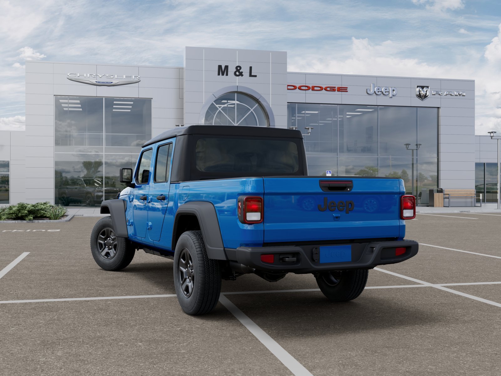 New 2026 Hydro Blue Pearl-Coat Exterior Paint Jeep Sport 4x4 image 30