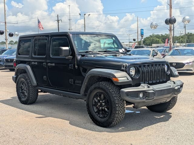 Used 2022 Black Jeep Unlimited Willys image 7
