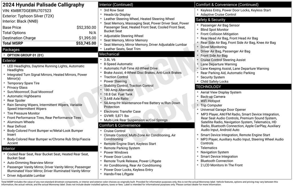 Used 2024 Silver Hyundai Calligraphy image 29