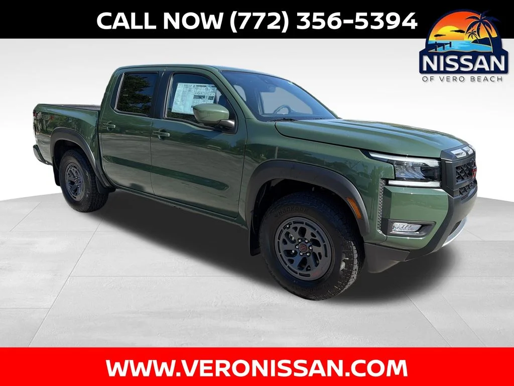 New 2026 Tactical Green Metallic Nissan Crew Cab PRO-X® image 1