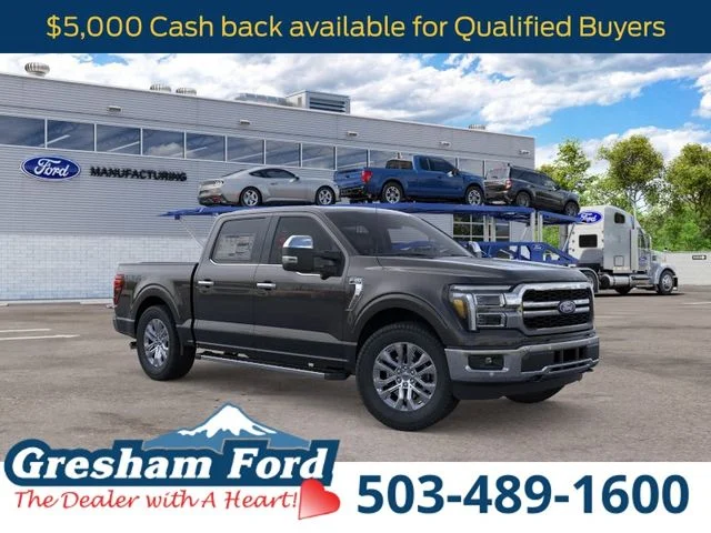 New 2026 Agate Black Metallic Ford Lariat image 7