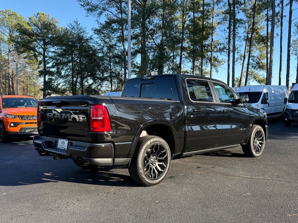 New 2026 Diamond Black Crystal Pearl-Coat Exterior Paint RAM Limited Crew Cab 4x4 5