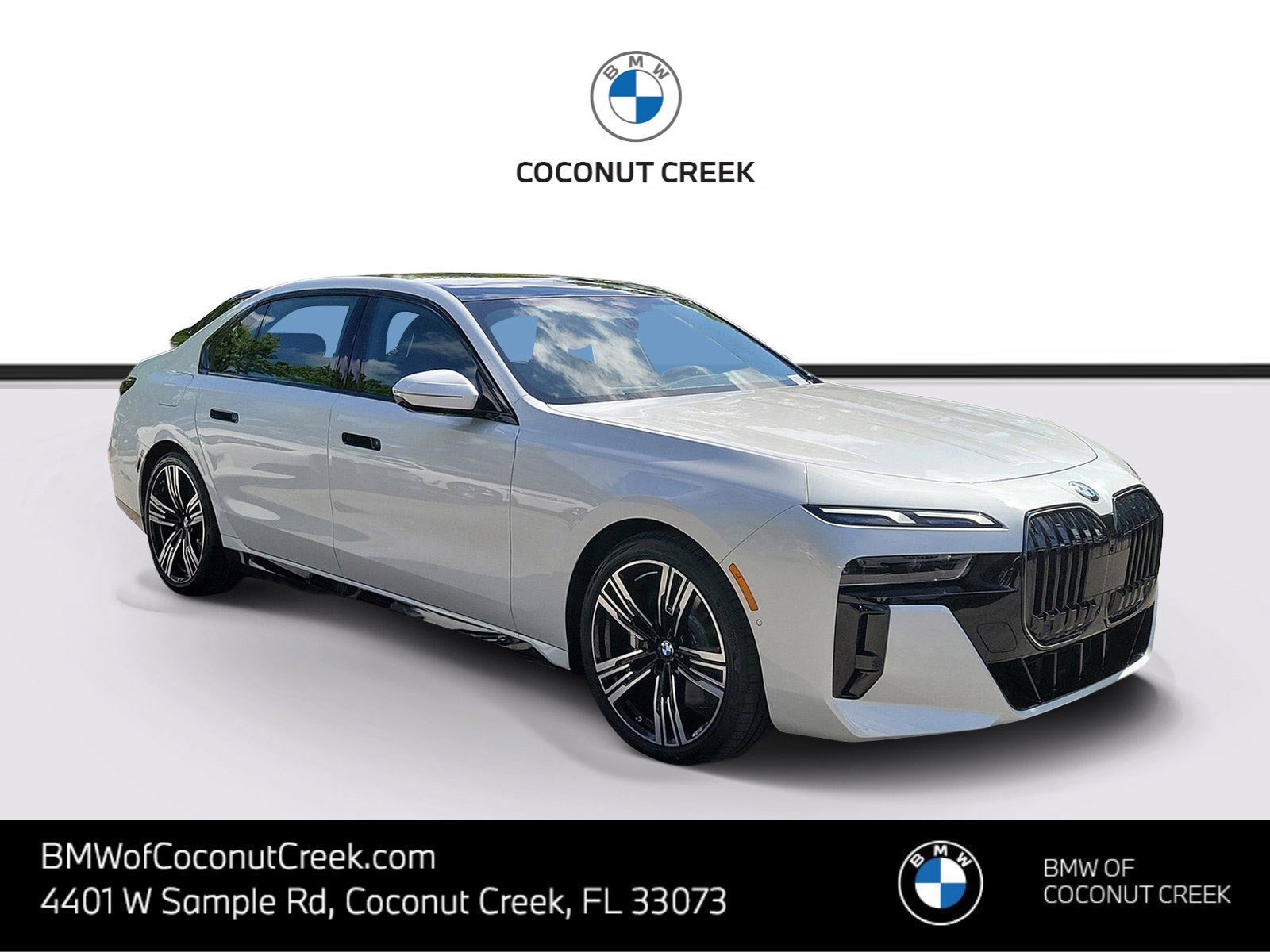 New 2026 Mineral White Metallic BMW 760i xDrive image 1