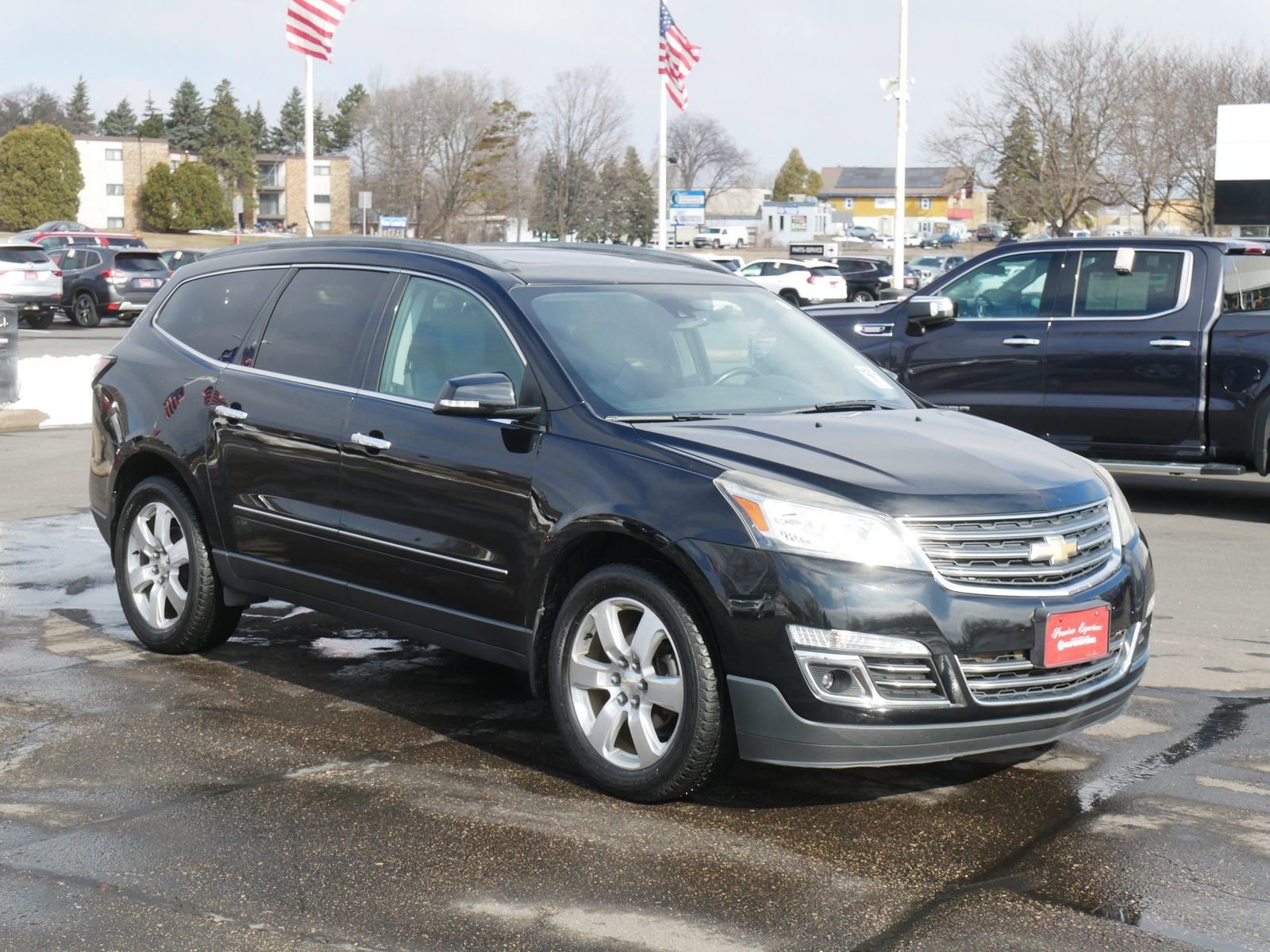 Used 2016 Chevrolet Traverse LTZ with VIN 1GNKVJKD2GJ178617 for sale in White Bear Lake, MN