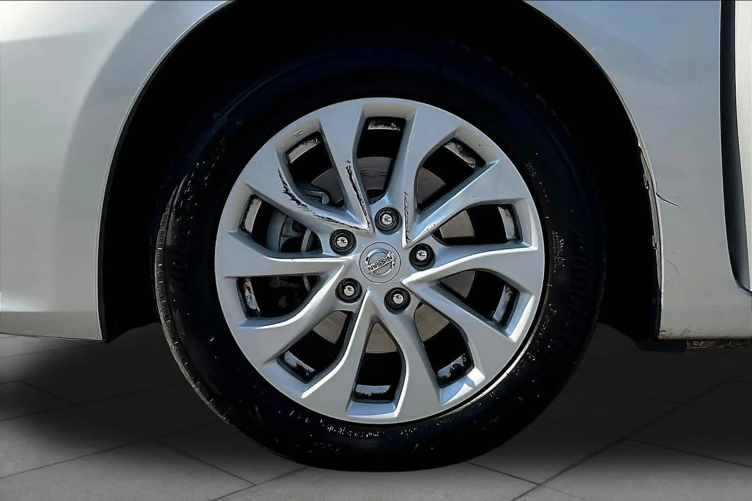 Used 2019 Brilliant Silver Metallic Nissan SV image 11