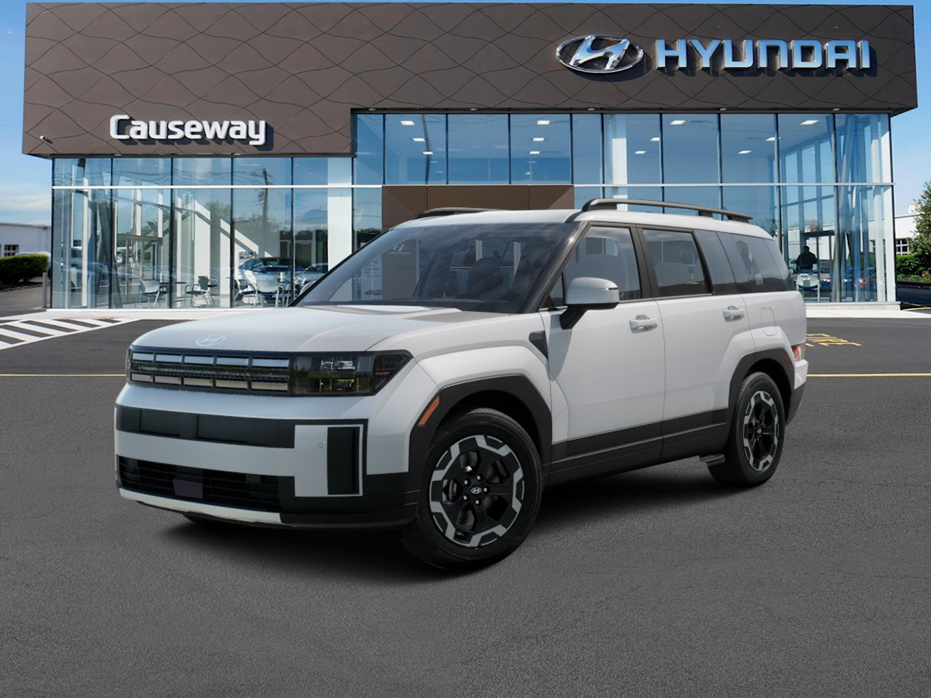 New 2026 White Hyundai SEL AWD image 1